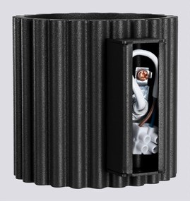 Fekete fali lámpa ø 10 cm Zora – Sollux