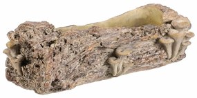Beton burkolat - virágládika, fa gombákkal, 49 x21 x 15 cm
