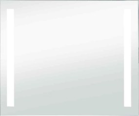 vidaXL LED-es fürdőszobai falitükör 80 x 60 cm