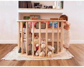 Natúr színű borovi fenyő hinta 60x100x60 cm Montessori – Little Nice Things