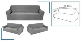 Rugalmas huzat 3 személyes kanapéra CORDA Termék színe: Krém