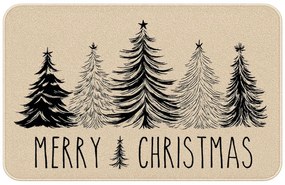 Karácsonyi lábtörlő BLACK FOREST 60x90 cm, bézs