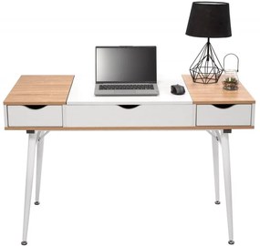 Skandináv irodai íróasztal LOFT fiókokkal
