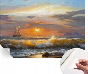 Öntapadós Dekoratív Fotótapéta Hálószobába Tengeri panoráma 152x104 cm