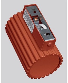 Téglavörös fali lámpa Gleam – Sollux