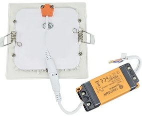 VEGA LED 12W 230V 2800K fürdőszobai mennyezeti lámpa, 16,8 cm, IP44, fehér