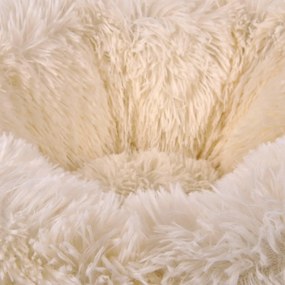 Krémszínű fekhely kutyáknak ø 95 cm – Love Story