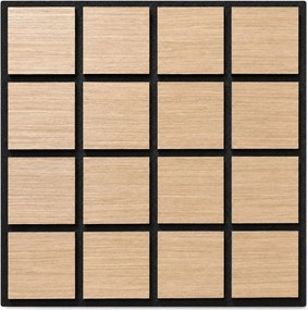 Freja Fa kockás akusztikus falipanel 60x60x1,8cm - világos tölgy - világos tölgy