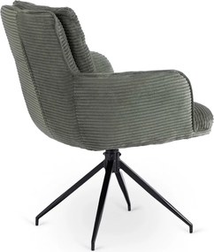 Forgó Étkező/Tárgyaló Zöld Szürke Színben. Akita