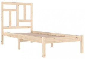 tömör fenyőfa ágykeret matrac nélkül 90 x 190 cm