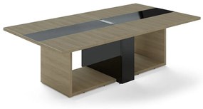 Trevix tárgyalóasztal 260 x 140 cm, homoki tölgy / fekete