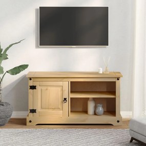 Corona tömör fenyőfa TV-szekrény 100 x 40 x 52 cm