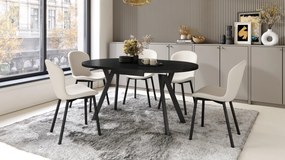 MAZZONI EXPORT FIORA Bézs (Basel 24 szövet) - MODERN LOFT KÁRPITOZOTT SZÉK NAPPALIBA/ÉTKEZŐBE
