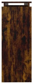 füstös tölgy színű szerelt fa tálalóasztal 102 x 30 x 80 cm