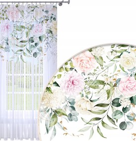 Függöny Kész 140x230 Fátyol Festett Béka Mintás 123