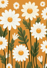 Poszter 68x98cm Napsütötte kert