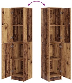 Magas Szekrény Régi fa 35 x 39 x 168 cm Faanyag