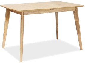 Széthúzható étkezőasztal 120-160 cm Belkis (tölgy + tölgy) (4 6 fő részére). 1049993