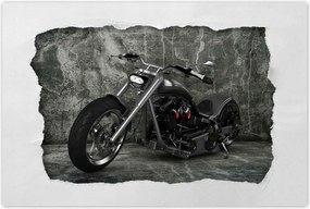 Poszterek 90x60 Klasszikus chopper motor