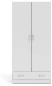 Space fehér ruhásszekrény, 79 x 170 cm - Tvilum