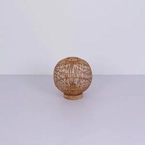 Globo 15368T - Asztali lámpa HILDEGARD 1xE27/60W230V bambusz