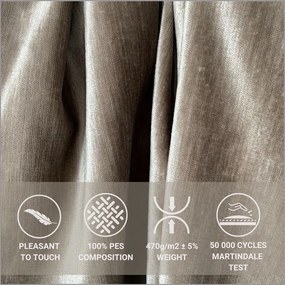 Világosbarna ágyneműtartós boxspring ágy 160x200 cm Ava – Maison de Rêve