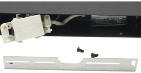 LED Kültéri fali lámpa 2xLED/4W/230V IP54 30 cm fekete