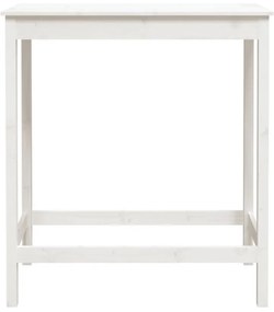 fehér tömör fenyőfa bárasztal 100 x 50 x 110 cm