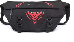 Nagy övtáska állítható szíjjal fekete: Bum Bag