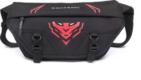 Diablo Bum Bag nagyméretű övtáska: fekete
