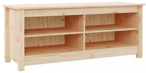 tömör fenyőfa cipőtároló pad 110 x 38 x 45,5 cm