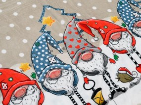 GNOME bézs mikroplüss ágyneműhuzat Ágyneműhuzat mérete: 70 x 90 cm | 140 x 200 cm