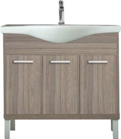 Nerva 85 cm-es bútorhoz alsószekrény, mosdóval, Rauna szil