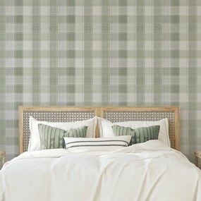 Arthouse Signature 2 Country Check zöld kockás papír tapéta – 922806