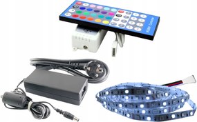 Led szalag szett 300 Smd Rgbw 5050 távirányító 5m