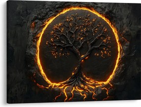 Kép – Életfa lávában II. (70x50 cm)