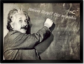 Poszterek keretben 40x30 Albert Einstein