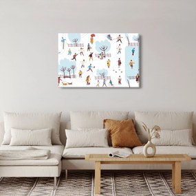 Kép - Boldog telet (90x60 cm)