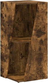 vidaXL Oldalsó polc Füstölt tölgy 33 x 32 x 70,5 cm Faanyag