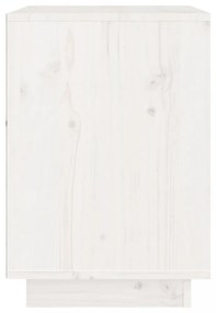 2 db fehér tömör fenyőfa éjjeliszekrény 40 x 35 x 50 cm
