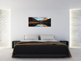 Kép - alpesi, olaszország, dolomitok, Antorno (120x50 cm)