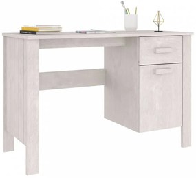Hamar fehér tömör fenyőfa íróasztal 113 x 50 x 75 cm