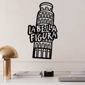 Bella fém fali dekoráció, 32×60 cm