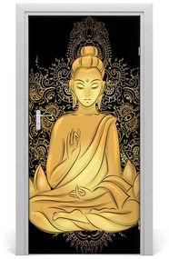 Poszter tapéta ajtóra Buddha mandala 75x205 cm