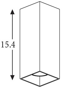 Searchlight 24126LT - DON fali lámpa 2xGU10/10W/230V barna