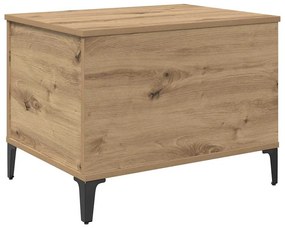 Dohányzóasztal kézműves tölgy 60 x 44,5 x 45 cm Faanyag