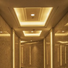 LED mennyezeti spotlámpa LED/28W/230V 3000/4000/6400K Ø20 cm fehér