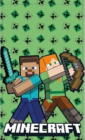 Minecraft Battle kéztörlő, arctörlő, törölköző 30x50cm