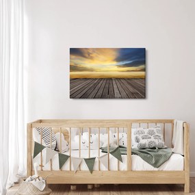 Kép - Kilátással rendelkező móló (90x60 cm)