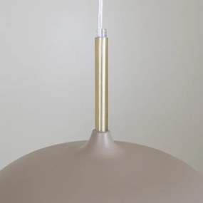 Brilagi - Csillár zsinóron ABRAHAM 1xE27/60W/230V átm. 35 cm bézs